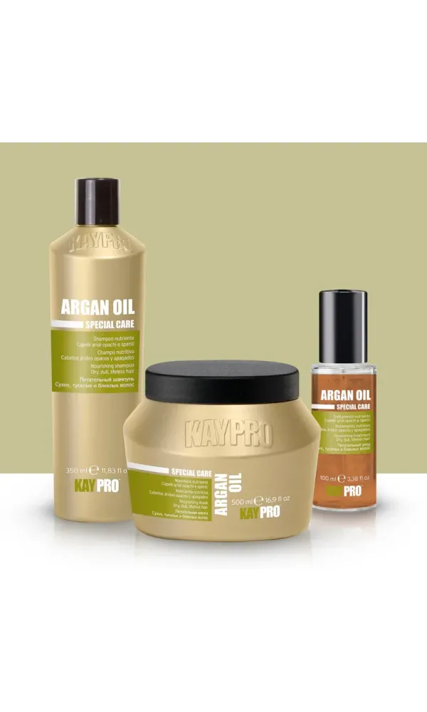 Pack Kaypro Argan Oil Completo | Champú + Masca + Serum