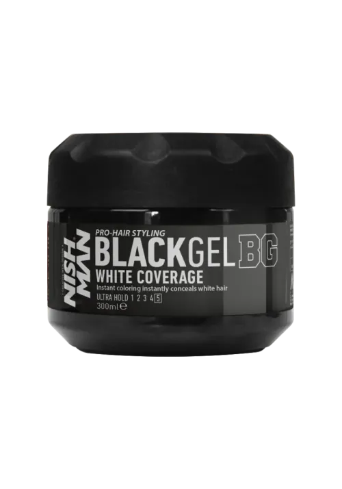 Gomina Negra Nishman Black Gel 300ml | Cubre Canas