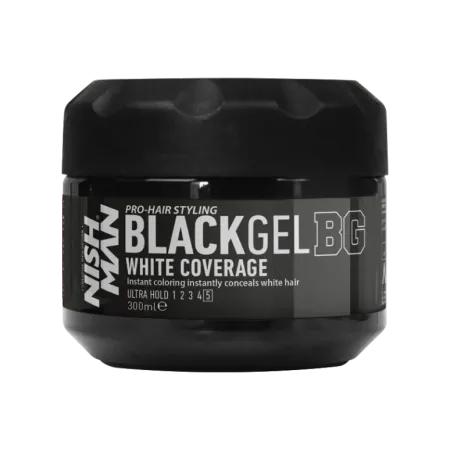 Gomina Negra Nishman Black Gel 300ml | Cubre Canas