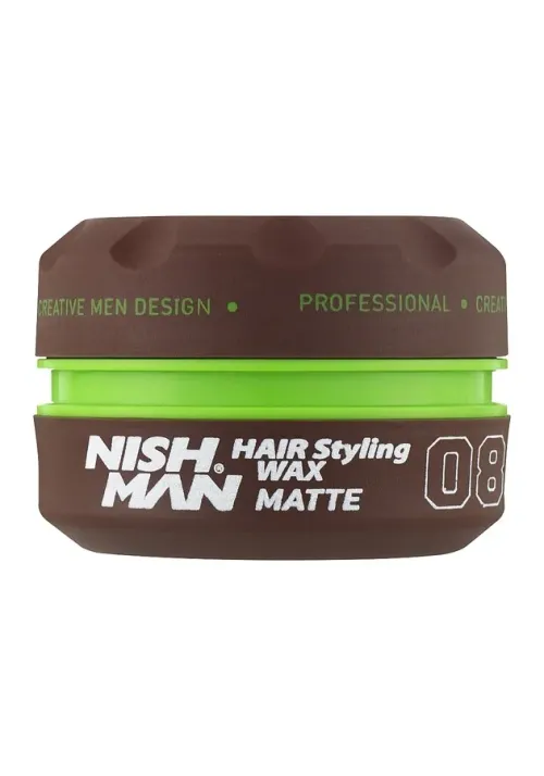 Cera Nishman 08 Matte Wax 150ml | Acabado Natural