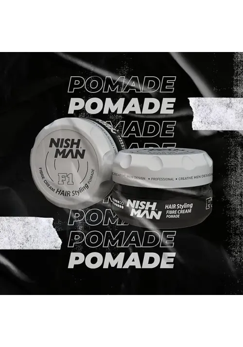 Pomada Fibra Nishman F1 | Densidad y Alto Brillo