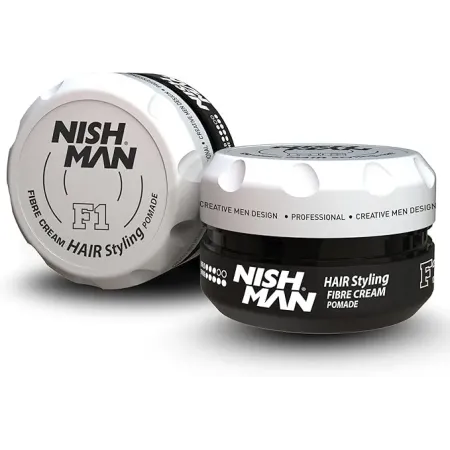 Pomada Fibra Nishman F1 | Densidad y Alto Brillo