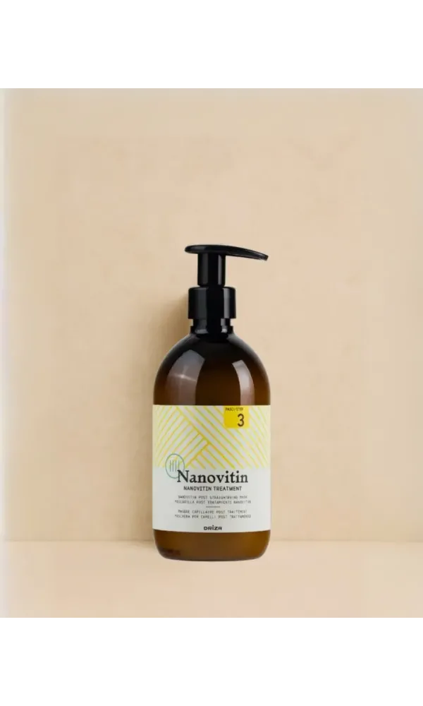Mascarilla de cabello DRIZA Nanovitin Keratin Paso 3 Post Alisado