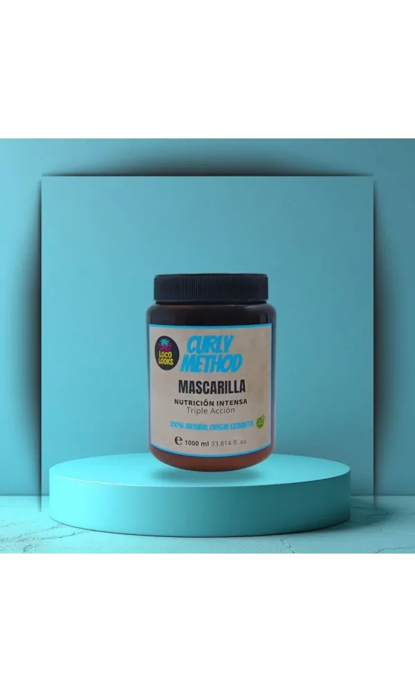 Mascarilla Loco Looks Curly Method | Nutrición 3 en 1