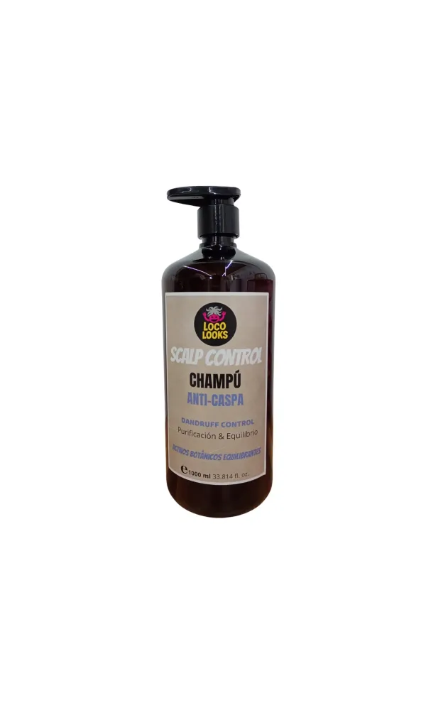 Champú Loco Looks Anti Caspa Dandruff 1000ml 2